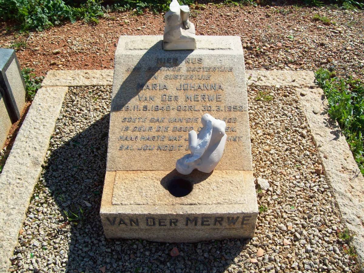 MERWE Maria Johanna, van der 1940-1952