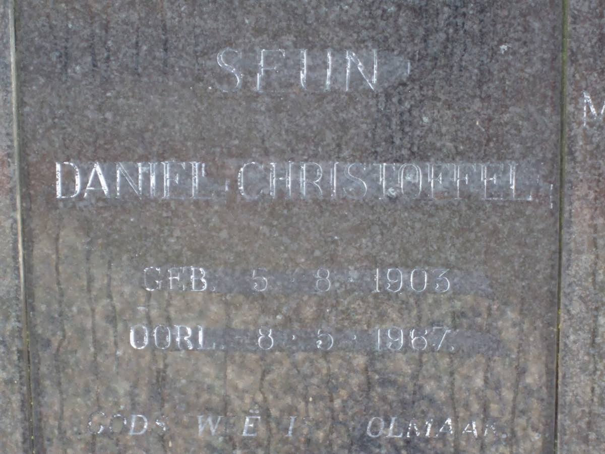 MILLEN John William 1860-1937 &amp; Alida Jacomina Magdalena ROSSOUW 1859-1938 :: MILLEN Daniel Christoffel 1903-1967