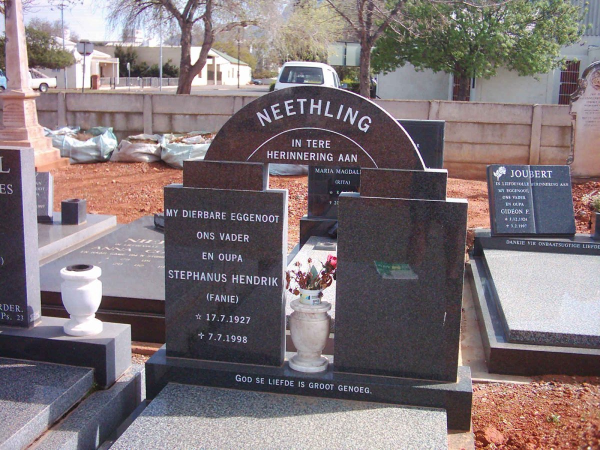 NEETHLING Stephanus Hendrik 1927-1998