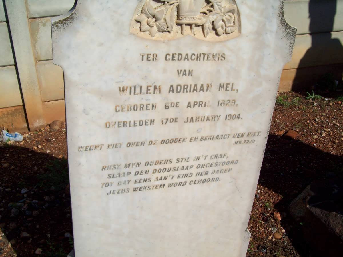NEL Willem Adriaan 1829-1904