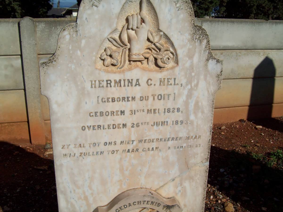 NEL Hermina C. nee DU TOIT 1828-1893