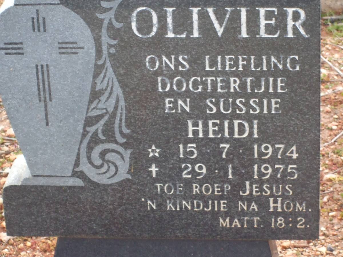 OLIVIER Heidi 1974-1975