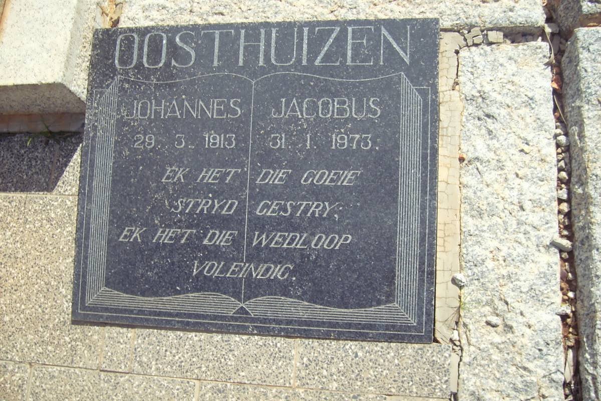 OOSTHUIZEN Johannes Jacobus 1913-1973