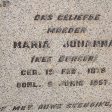 PIENAAR Hendrik Schalk 1877-1947 &amp; Maria Johanna BURGER 1878-1957