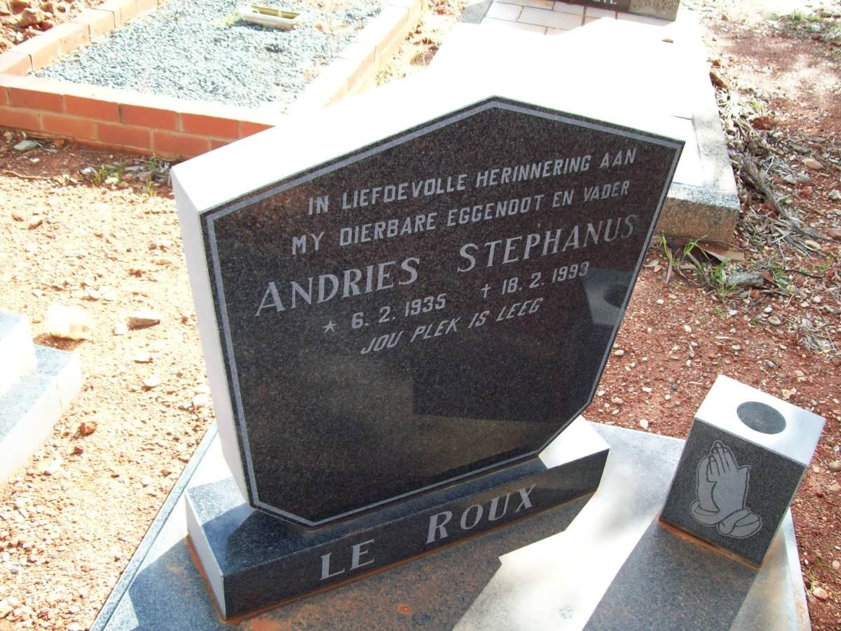 ROUX Andries Stephanus, le 1935-1993