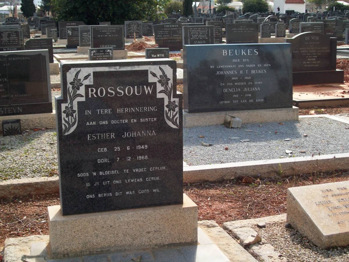 ROSSOUW Esther Johanna 1949-1968
