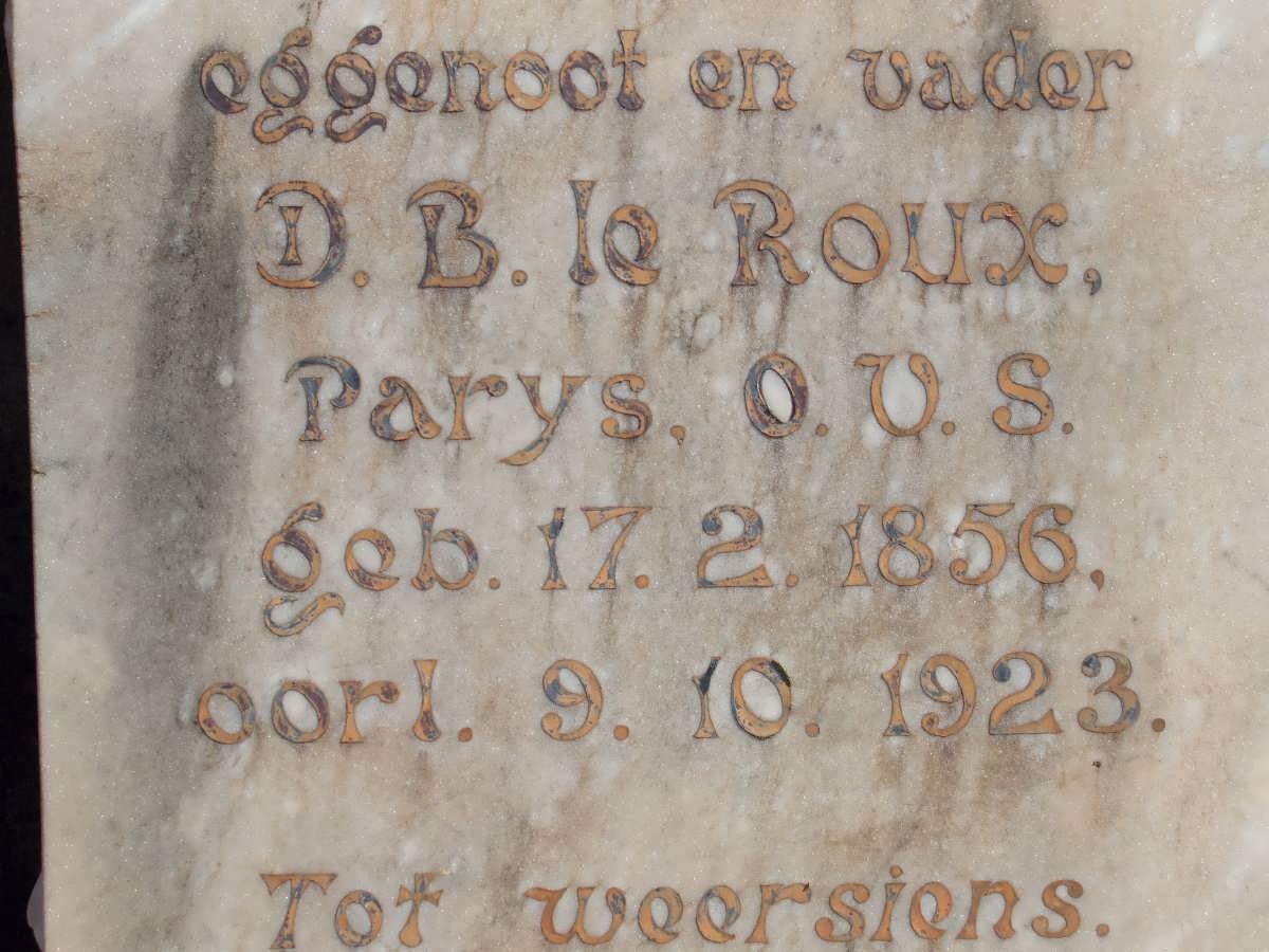 ROUX D.B., le 1856-1923