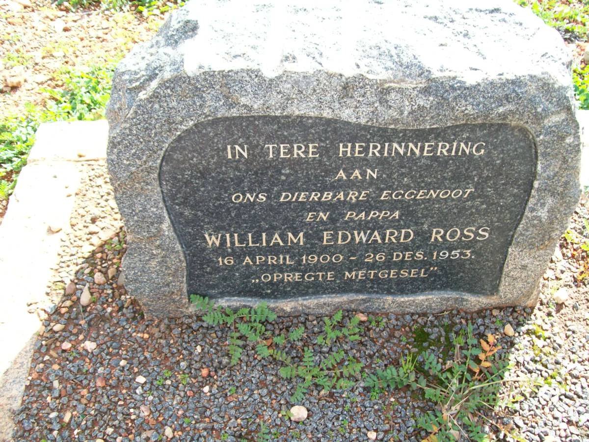 ROSS William Edward 1900-1953