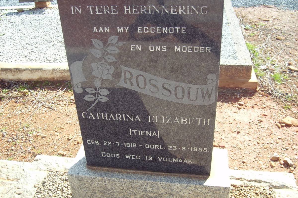 ROSSOUW Catharina Elizabeth 1916-1958