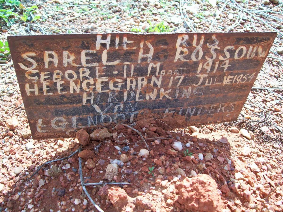 ROSSOUW Sarel H. 1914-1954