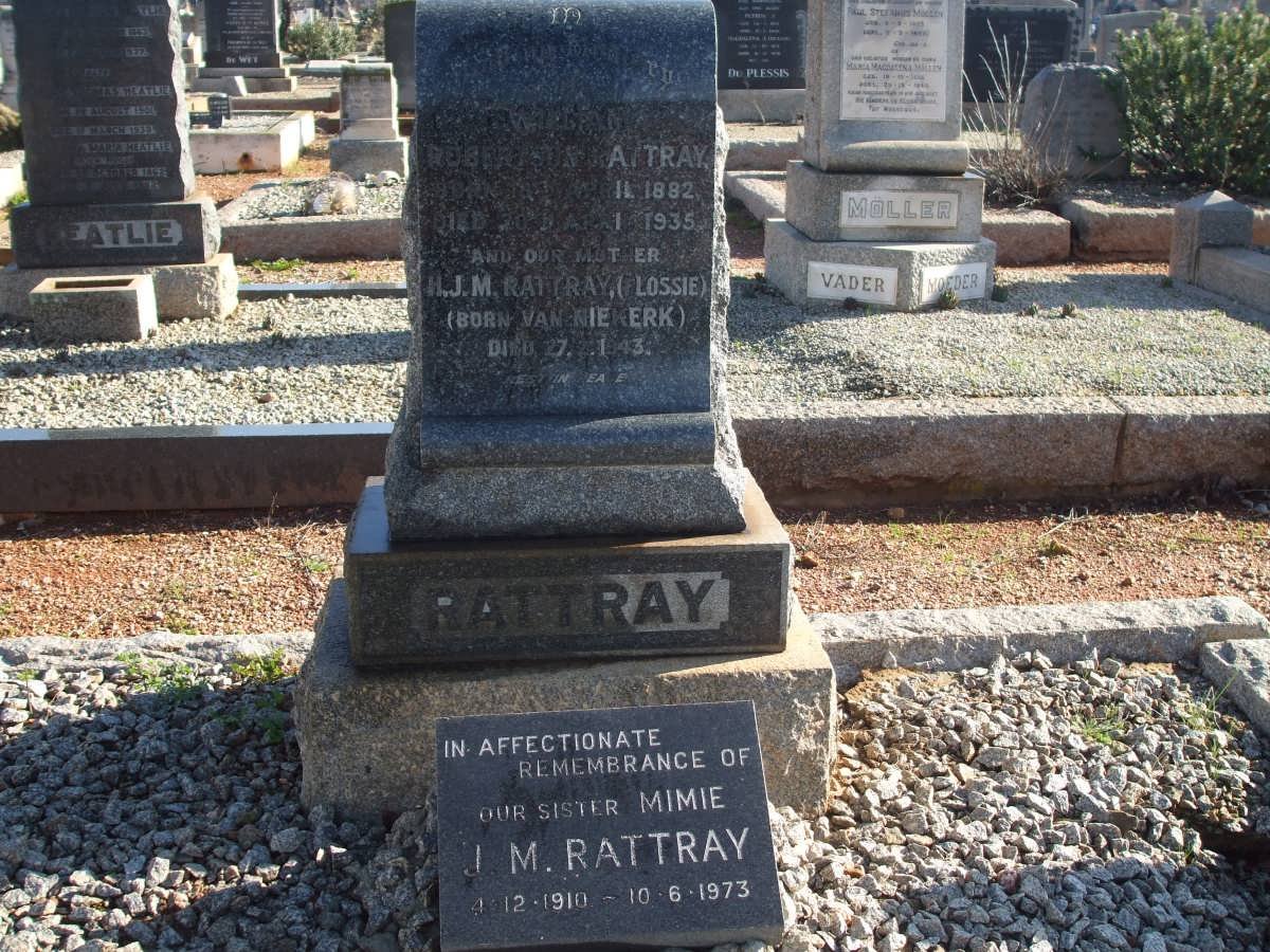 RATTRAY :: VAN NIEKERK