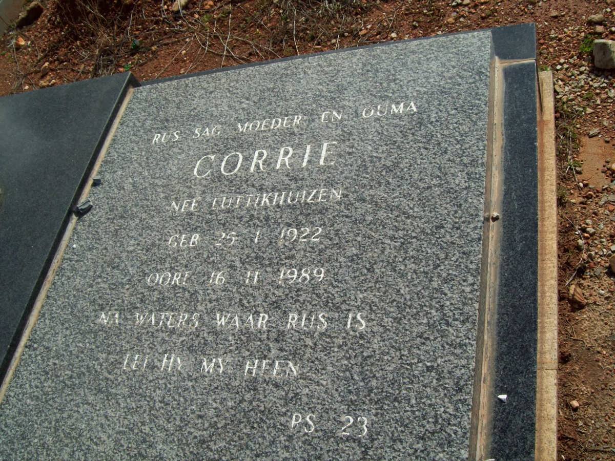 ROELOFSON Breunis 1921-1980 &amp; Corrie LUTTIKHUIZEN 1922-1989 :: ROELOFSON Jeanne 1965-2006