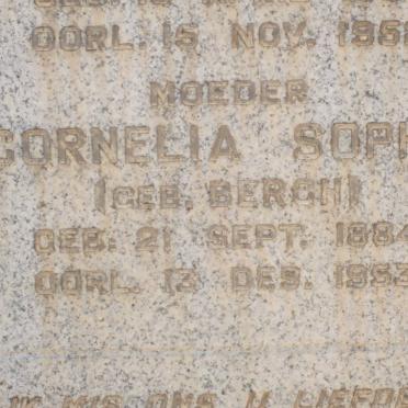 ROUX Lodewyk Willem 1887-1952 &amp; Cornelia Sophia BERGH 1884-1963