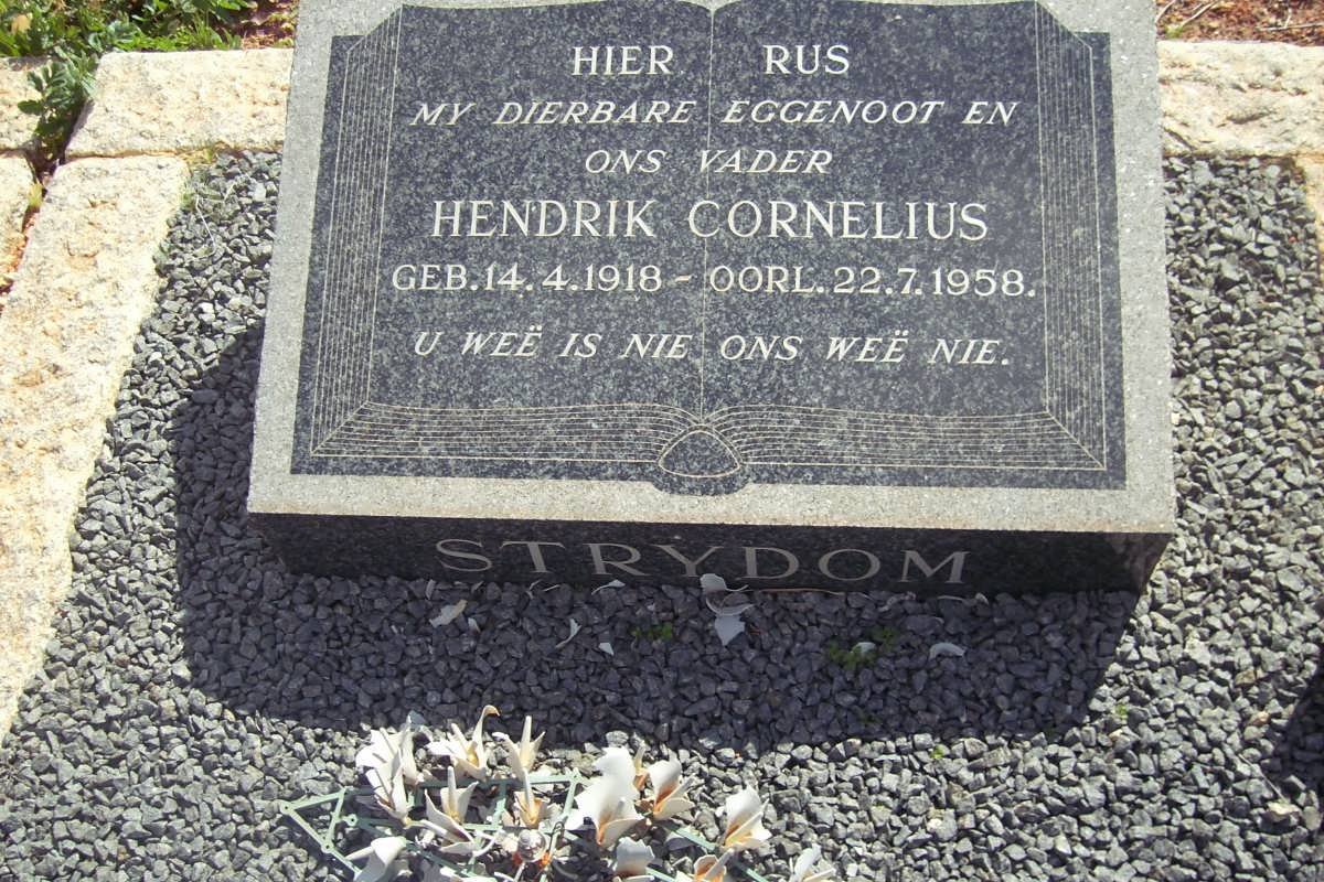 STRYDOM Hendrik Cornelius 1918-1958