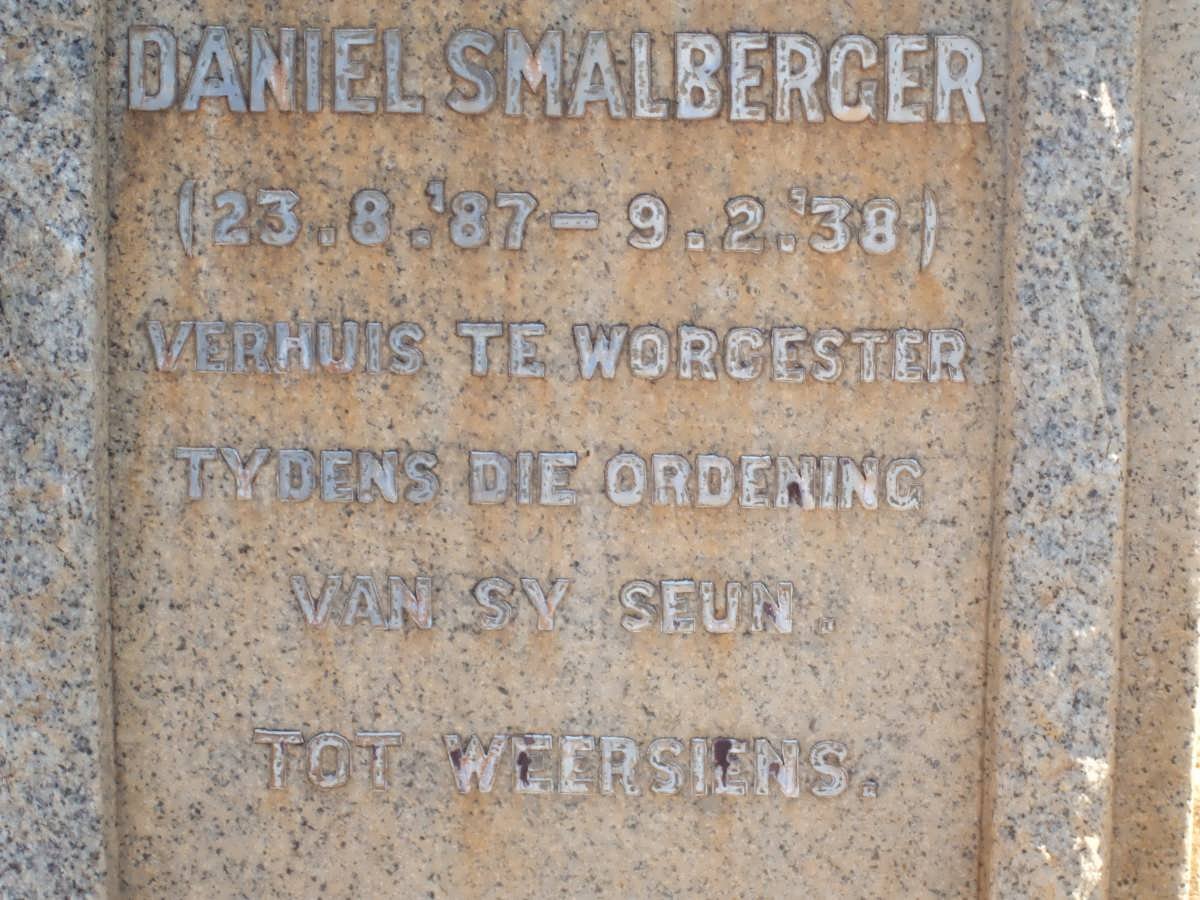 SMALBERGER Daniel 1887-1938