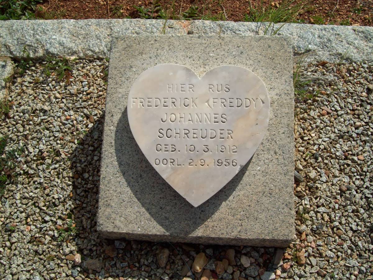 SCHREUDER Frederick Johannes 1912-1956