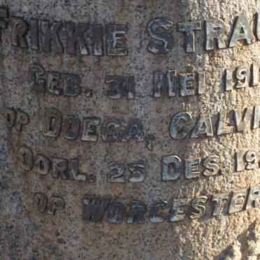 STRAUSS Frikkie 1910-1929