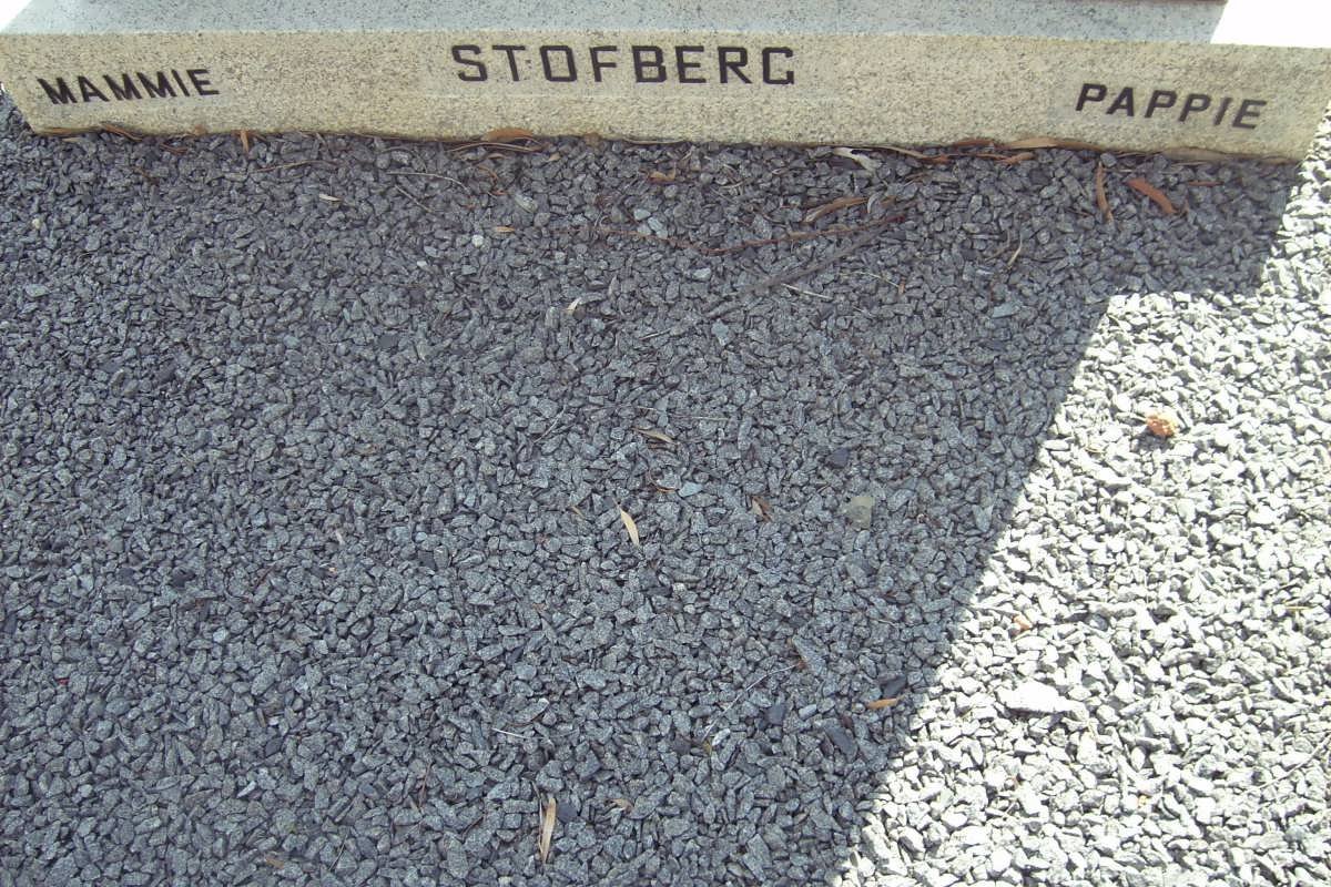 STOFBERG Francois Jacobus 1889-1963 &amp; W.H. 1903-1998