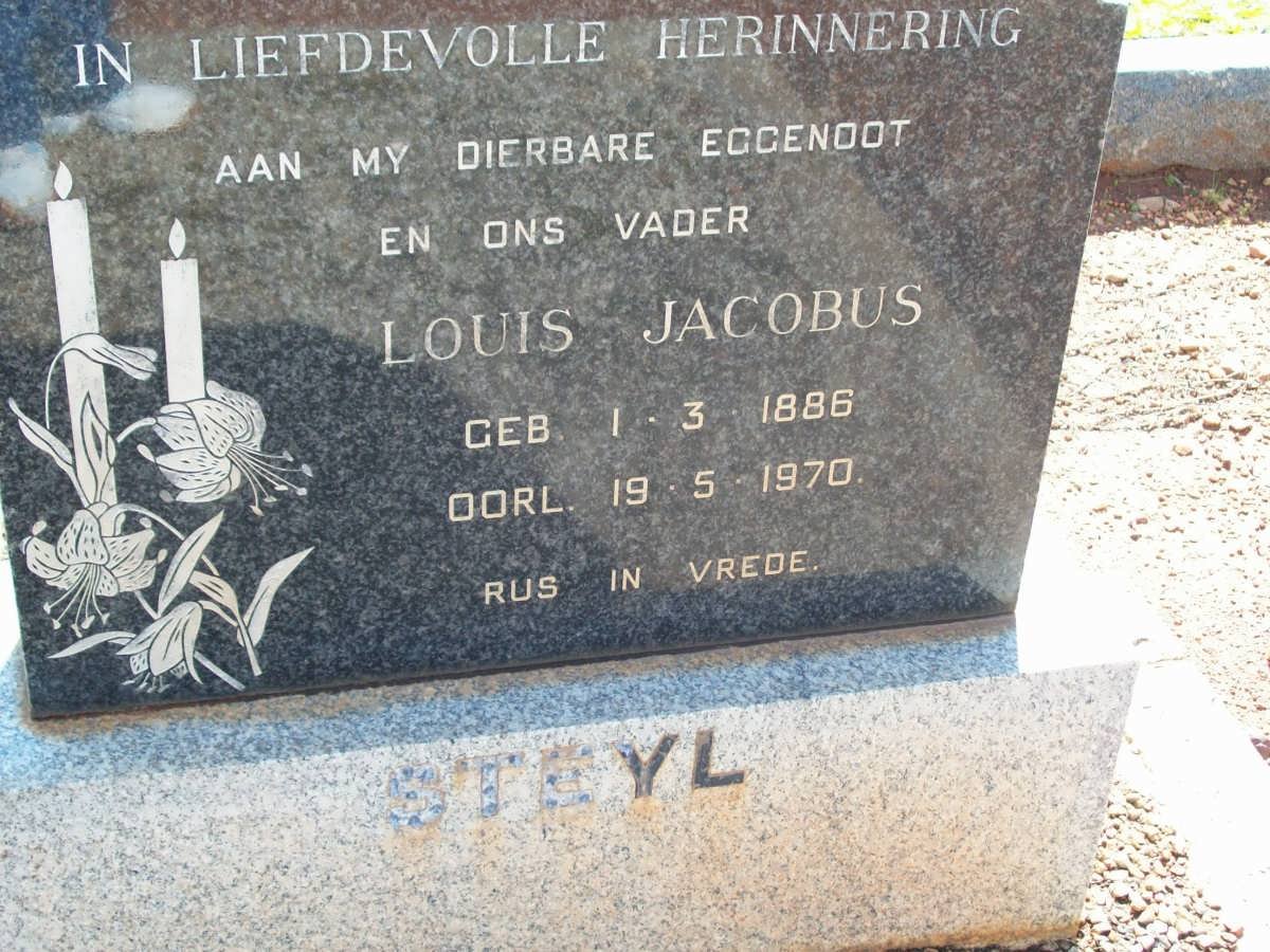 STEYL Louis Jacobus 1886-1970