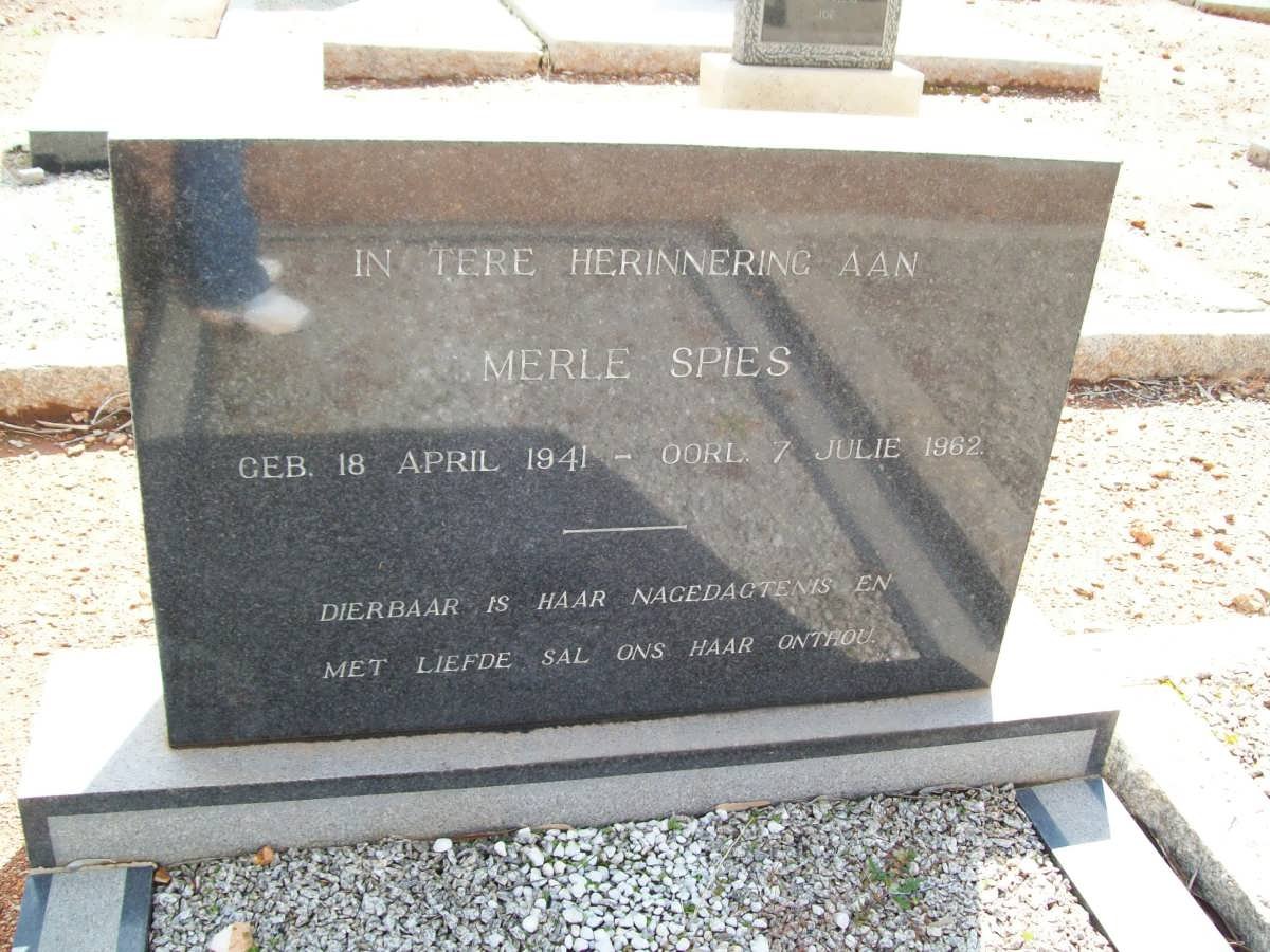 SPIES Merle 1941-1962