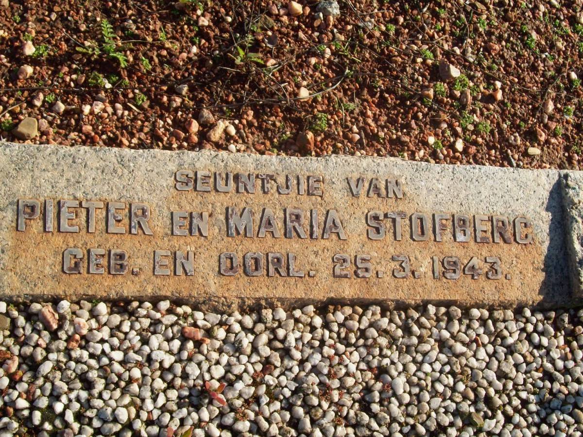 STOFBERG seuntjie 1943-1943
