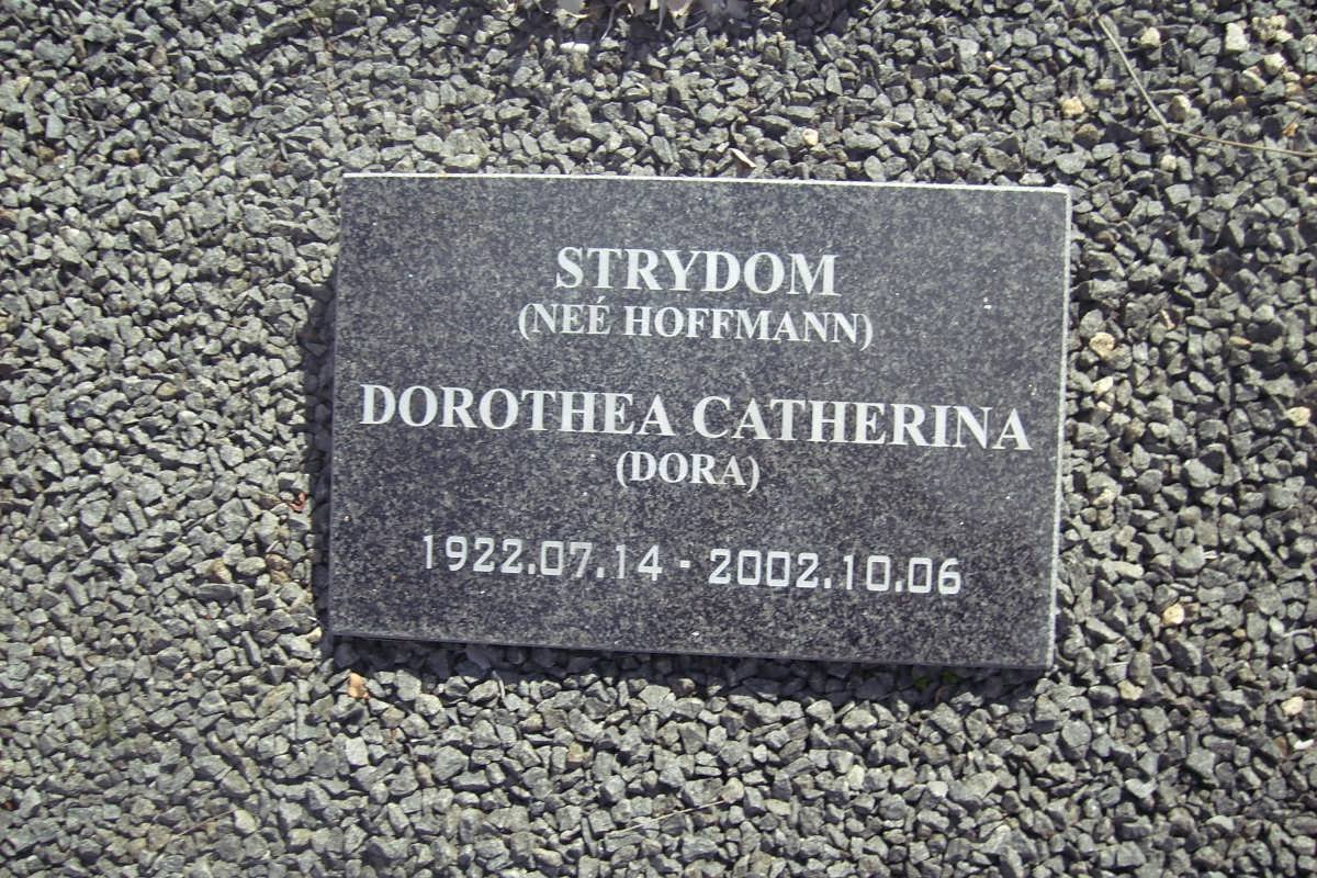 STRYDOM Dorothea Catherina nee HOFFMANN 1922-2002
