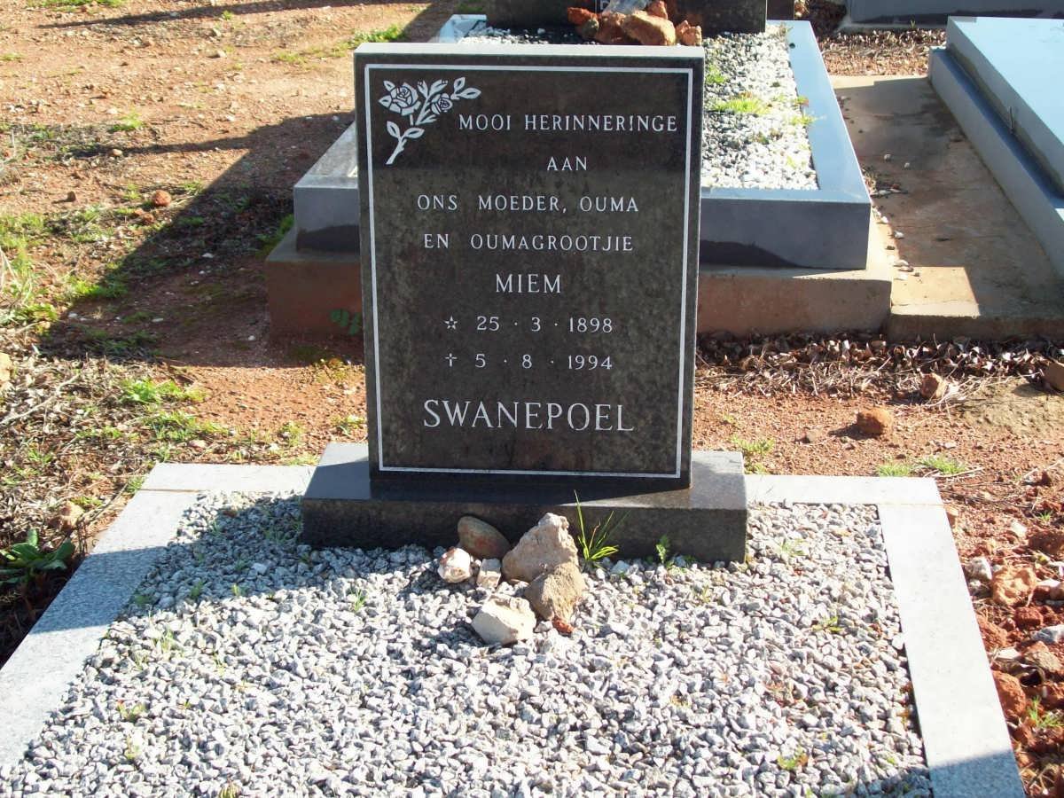 SWANEPOEL Miem 1898-1994