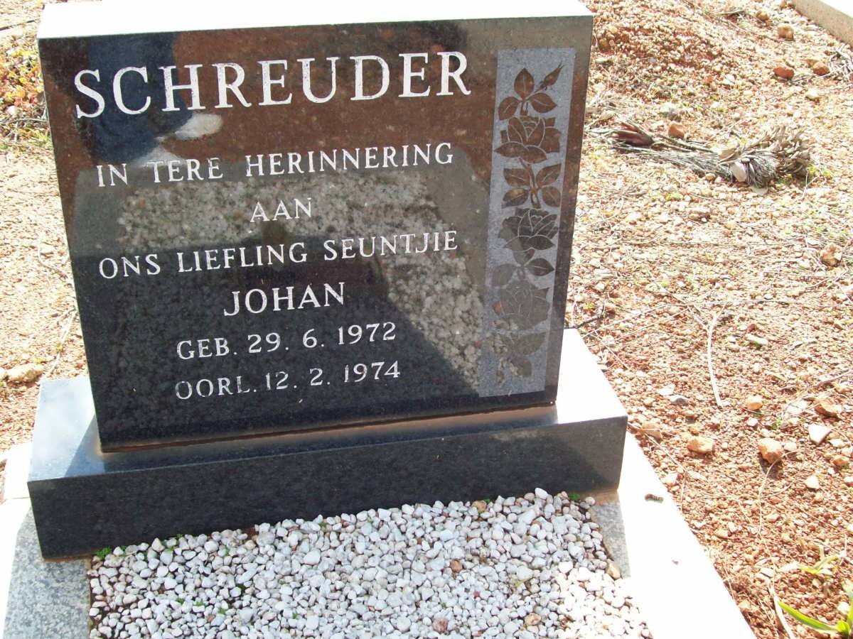 SCHREUDER Johan 1972-1974