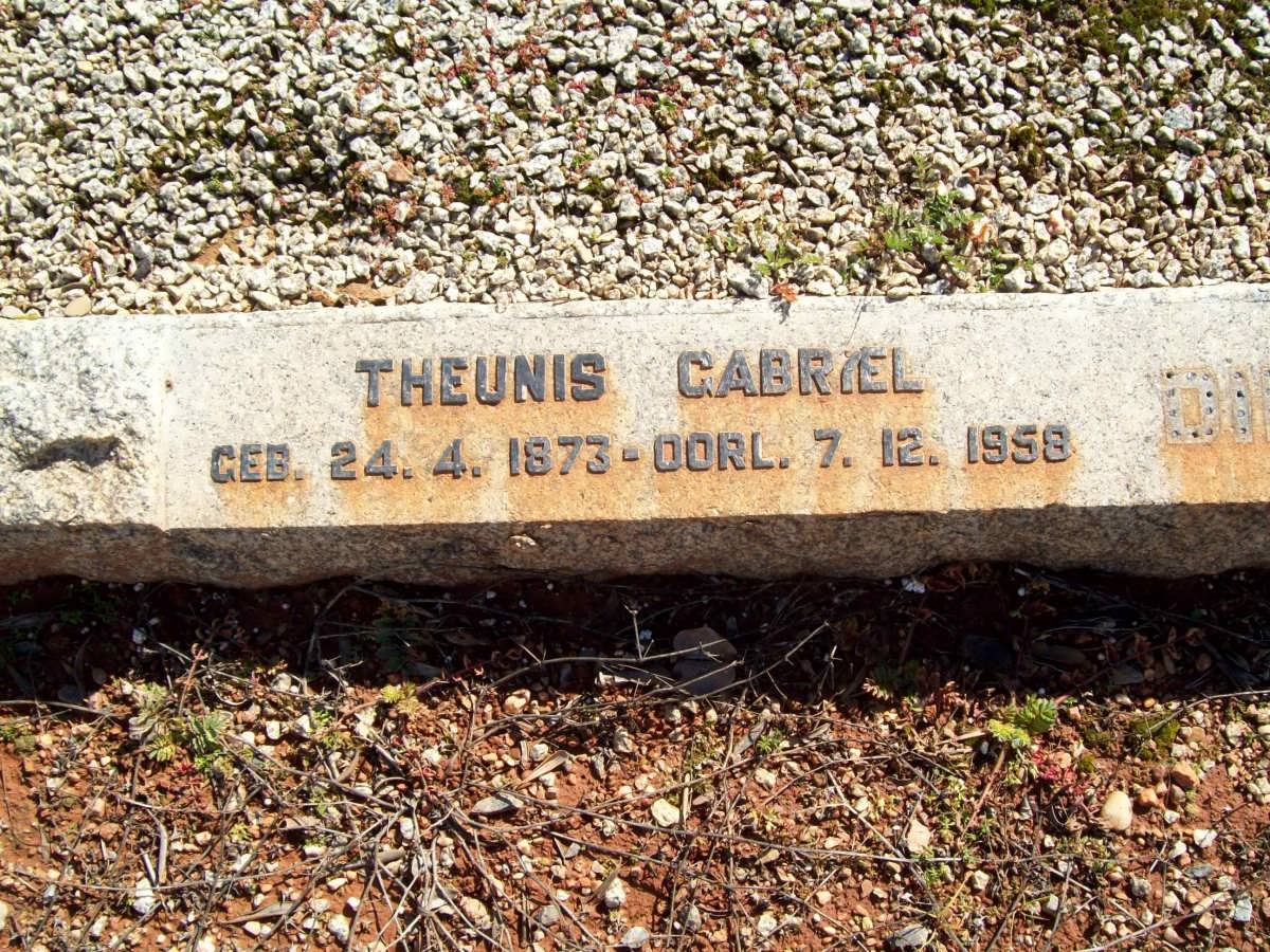 SCHALKWYK Theunis Gabriel, Dirkse van 1873-1958 &amp; Elizabeth Cathrina DE WET 1871-194?