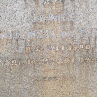 TOIT James Mitchell, du 1880-1925