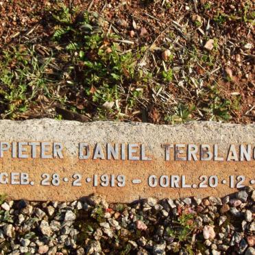 TERBLANCE Pieter Daniel 1919-1920