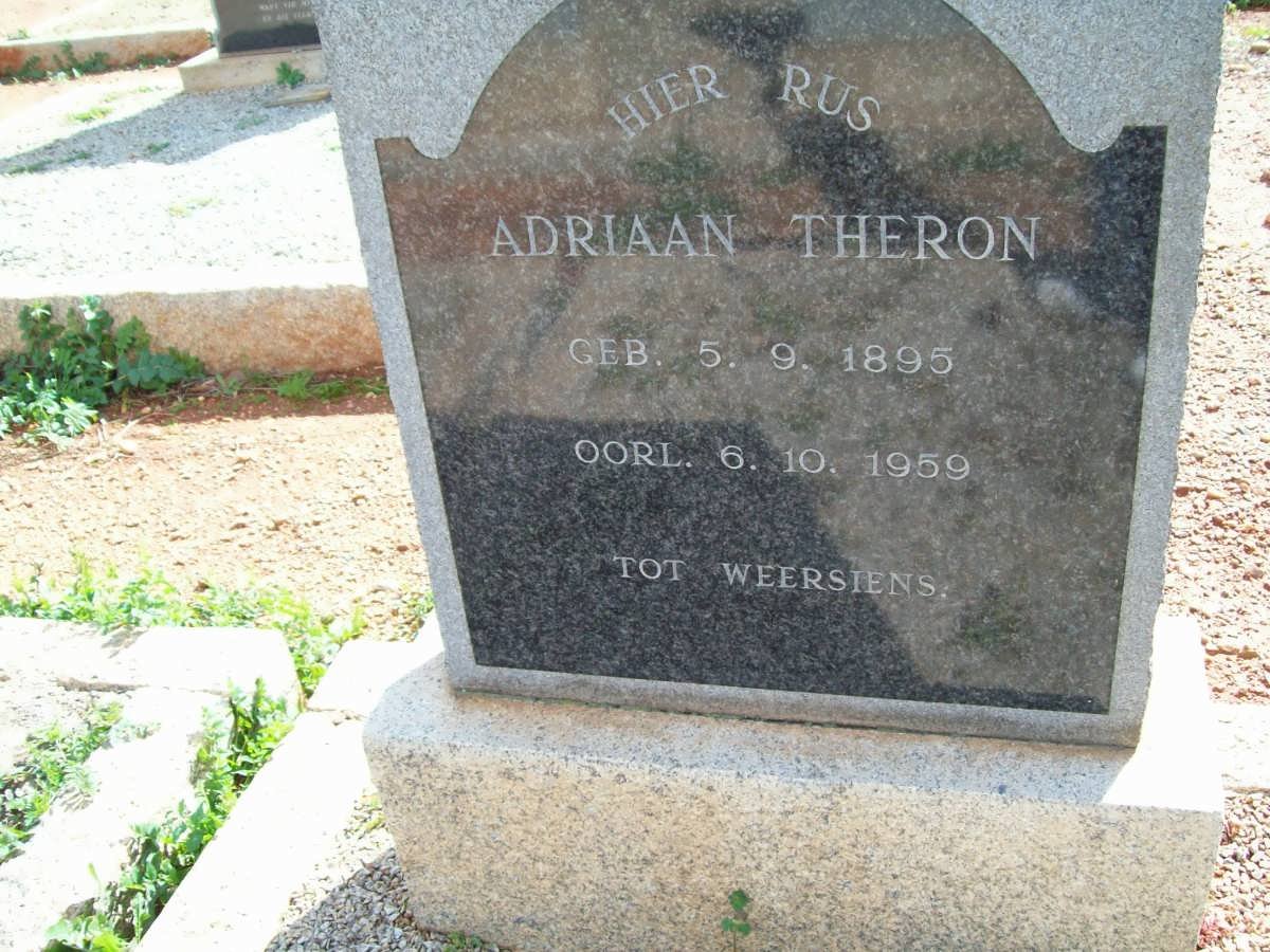 THERON Adriaan 1895-1959