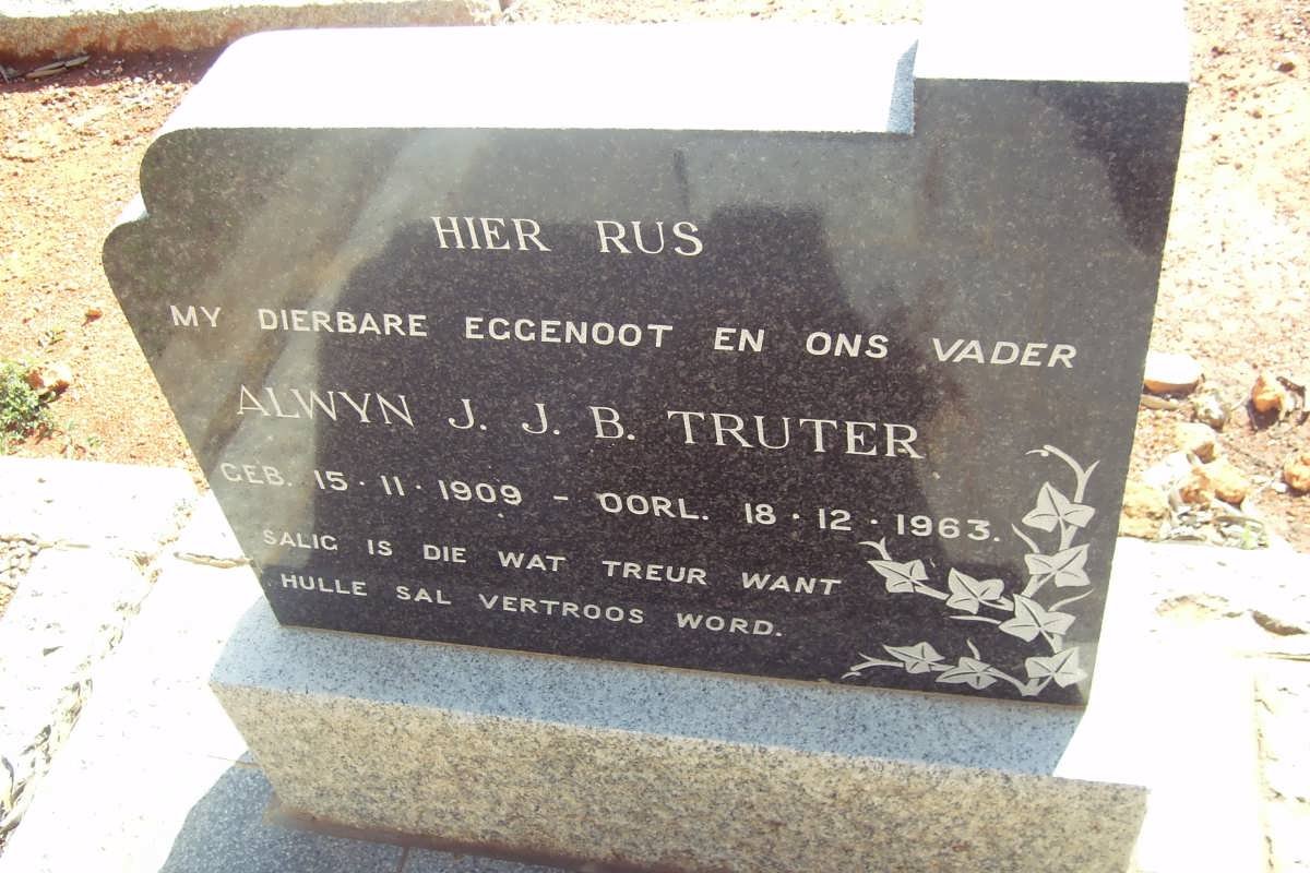 TRUTER Alwyn J.J.B. 1909-1963