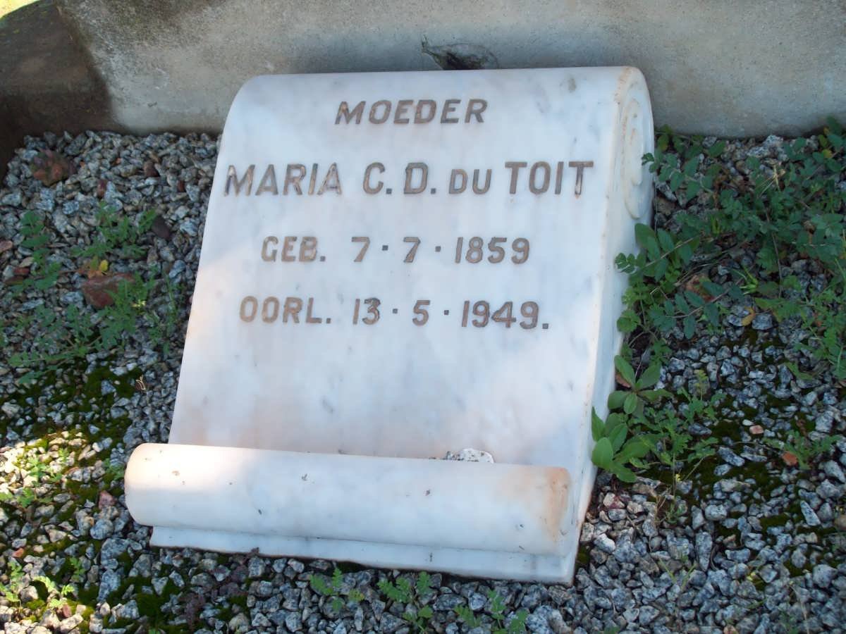 TOIT Maria G.D., du 1859-1949