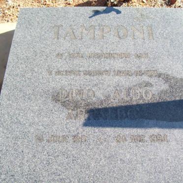 TAMPONI Dino Aldo Arnaldo 191?-199?