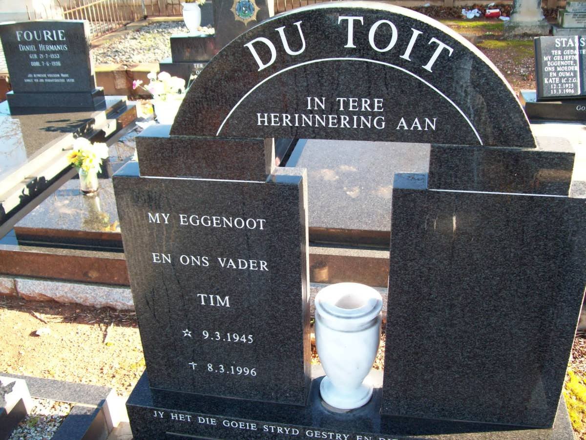 TOIT Tim, du 1945-1996