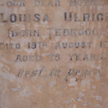 ULRICH Louisa nee TEBRUGGE -1915