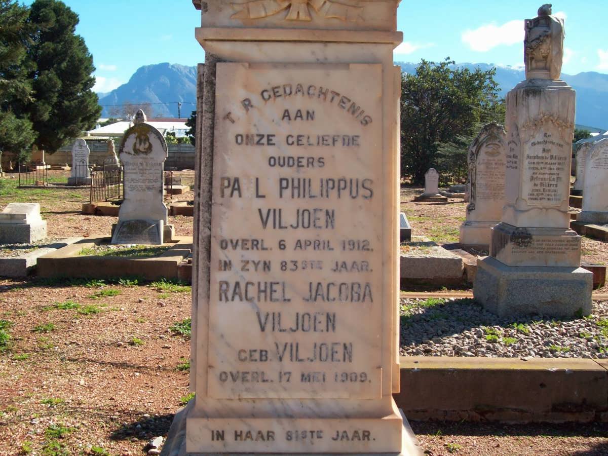 VILJOEN Paul Philippus -1912 &amp; Rachel Jacoba VILJOEN -1909