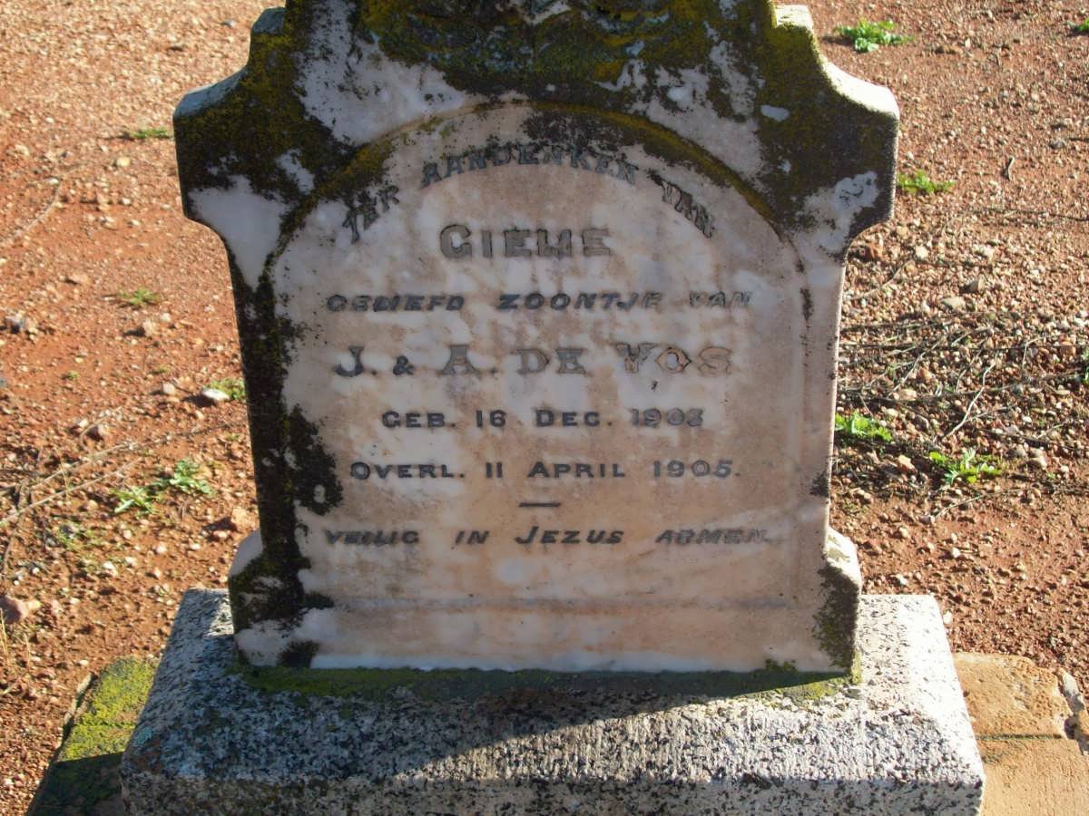 VOS Gielie, de 1903-1905