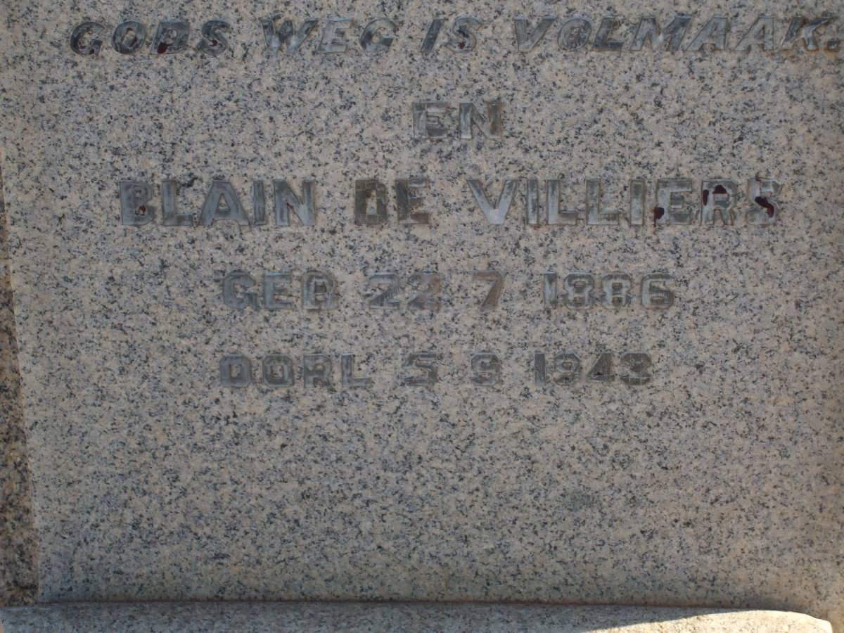 VILLIERS Blain, de 1886-1943 &amp;  Susan 1888-1934