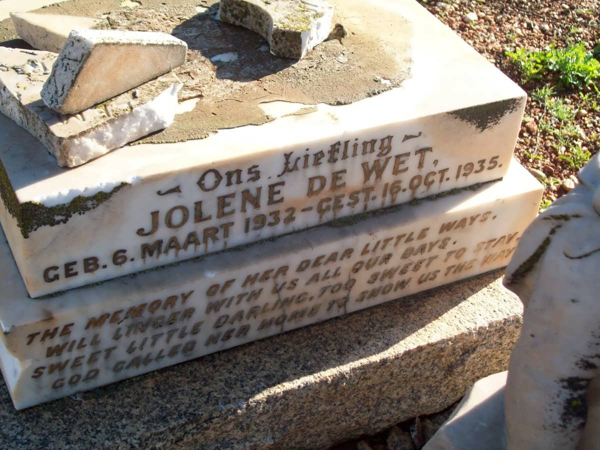 WET Jolene, de 1932-1935
