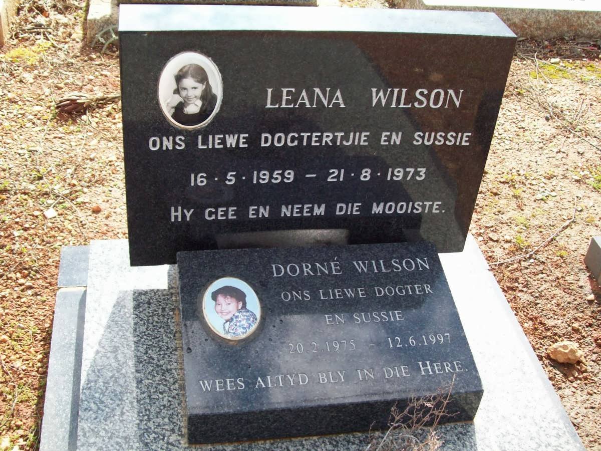WILSON Leana 1959-1973 :: WILSON Dorné 1975-1997