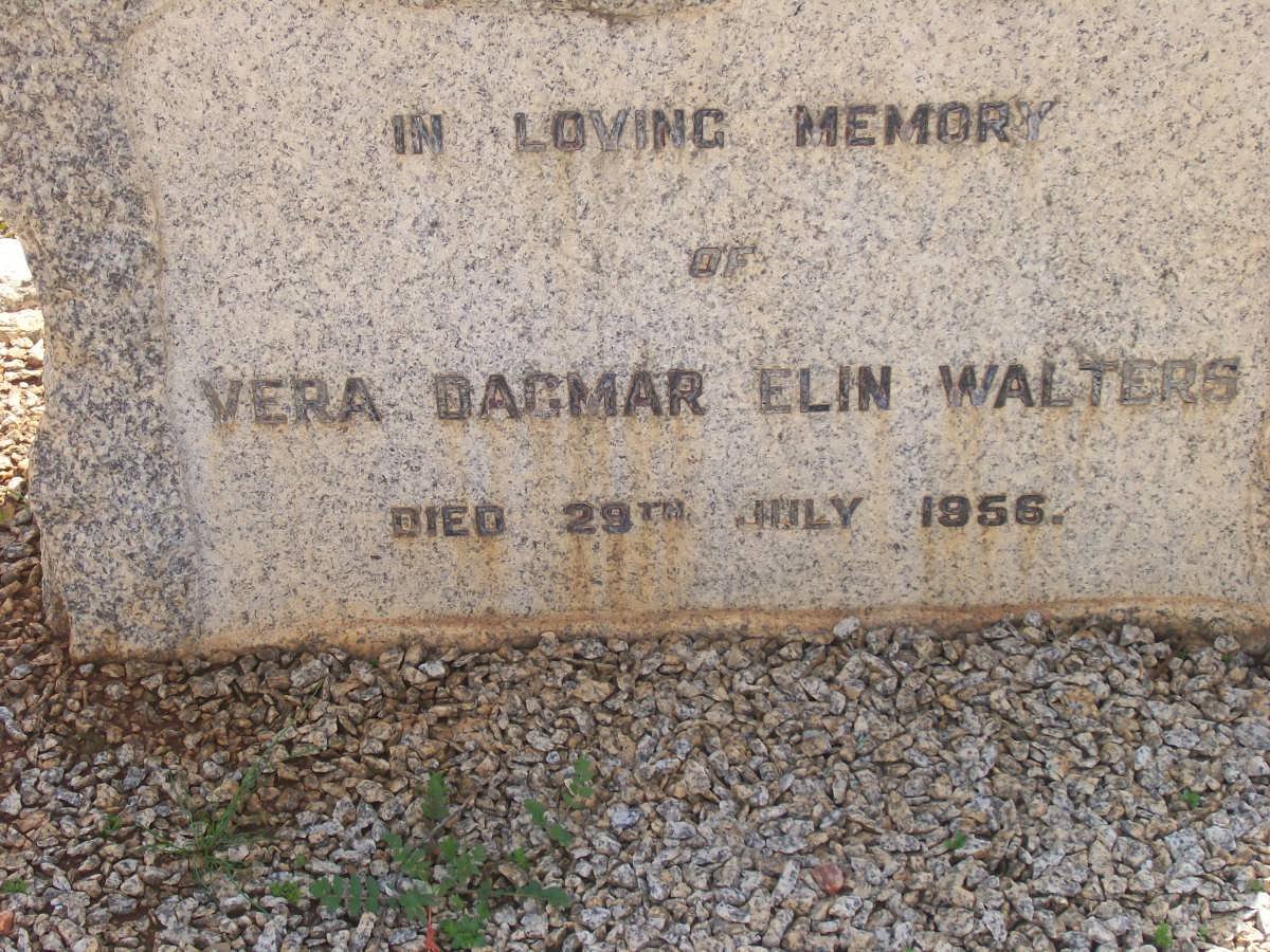 WALTERS Vera Dagmar Elin -1956