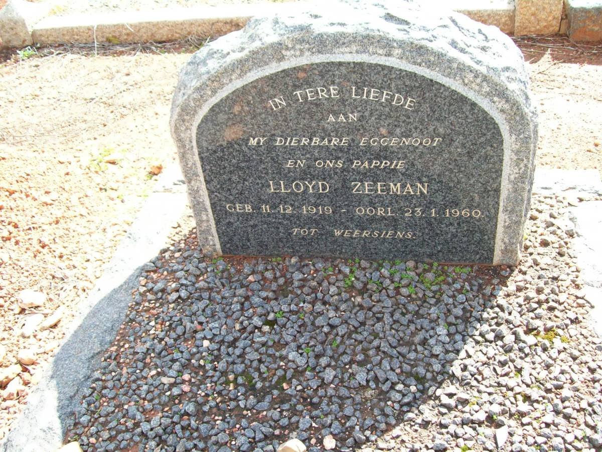 ZEEMAN Lloyd 1919-1960