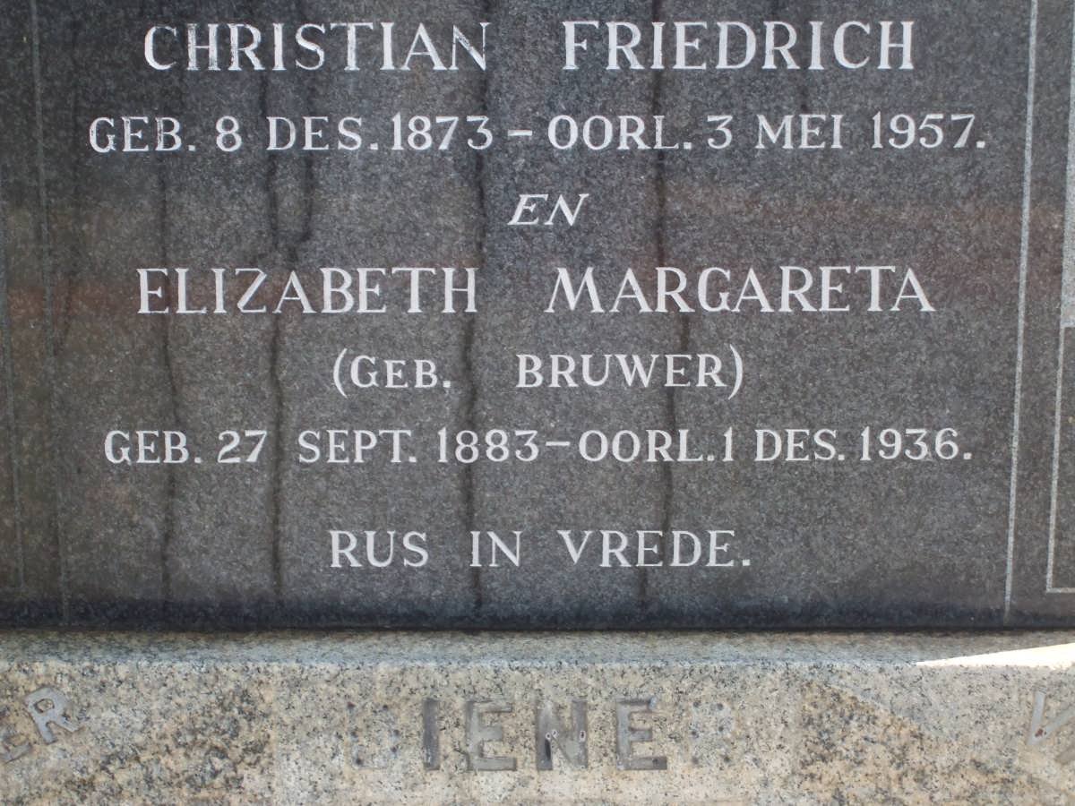 ? IENEN Christian Friedrich 1873-1957 &amp; Elizabeth Margareta BRUWER 1883-1936