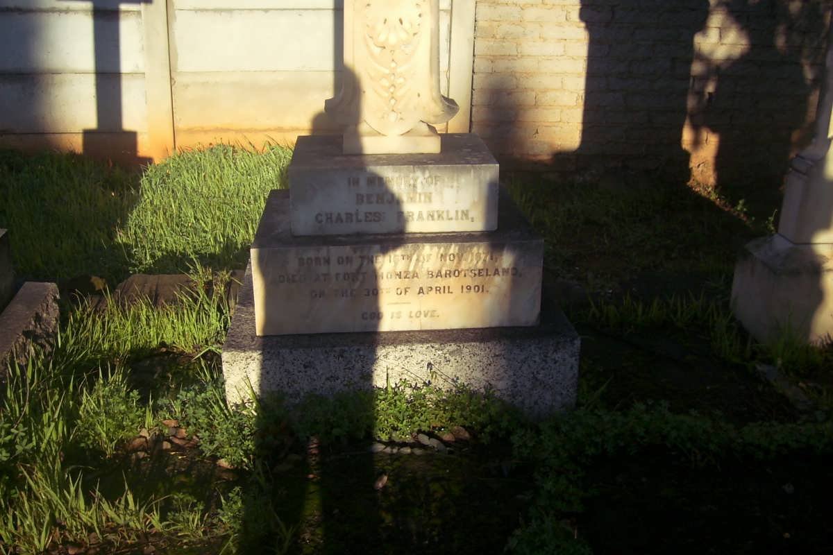 FRANKLIN Benjamin Charles 1871-1901