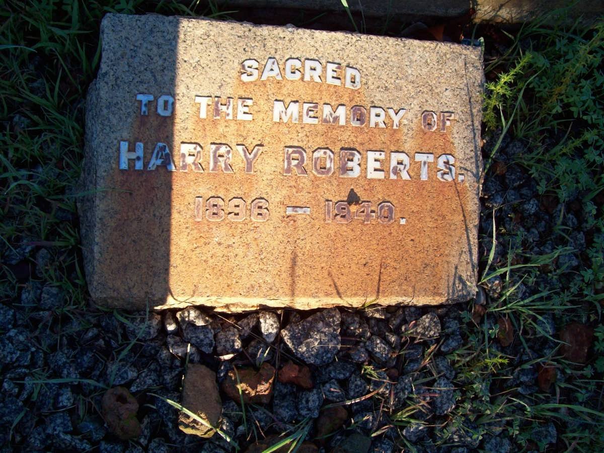 ROBERTS Harry 1896-1940