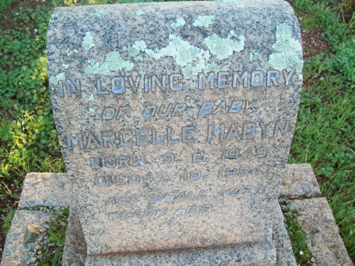 MABYN Marcelle 1949-1954