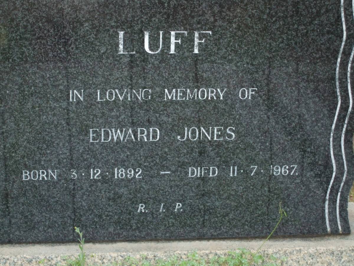 LUFF Edward Jones 1892-1967