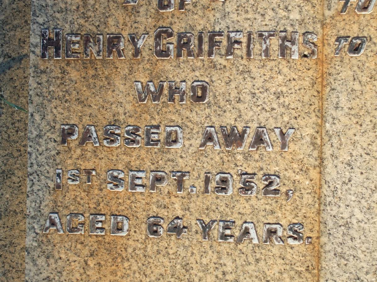 GRIFFITHS Henry -1952